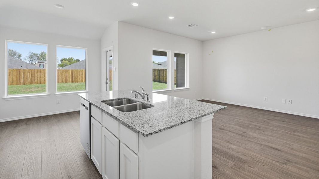 Representative furnished interior of a home built from the Ashburn by D.R. Horton in Oak Valley Estates, Bullard (Image 5).