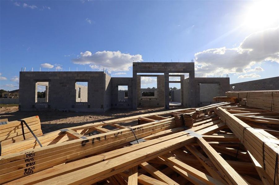 In-progress construction of a new home in Willow Run, Apopka, FL (Image 10).