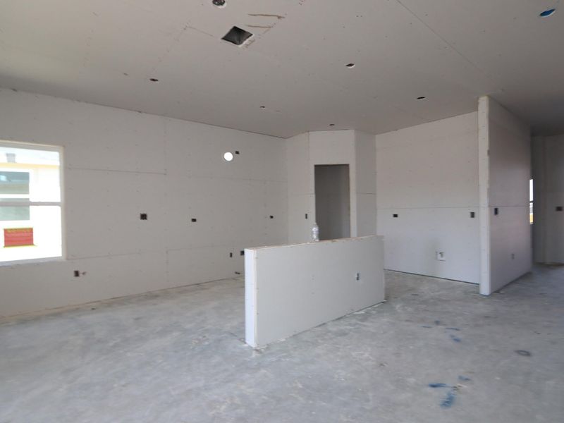 In-progress construction of a new home in Cascades at Onion Creek, Austin, TX (Image 8).