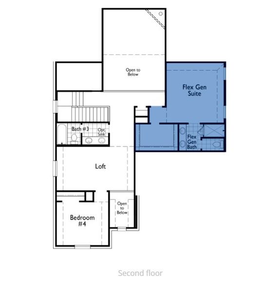 2D floor plan layout of this home in The Parks at Wilson Creek: 50ft. lots, Celina, TX (Image 2). 2D floor plan layout of this home in The Parks at Wilson Creek: 50ft. lots, Celina, TX (Image 2).
