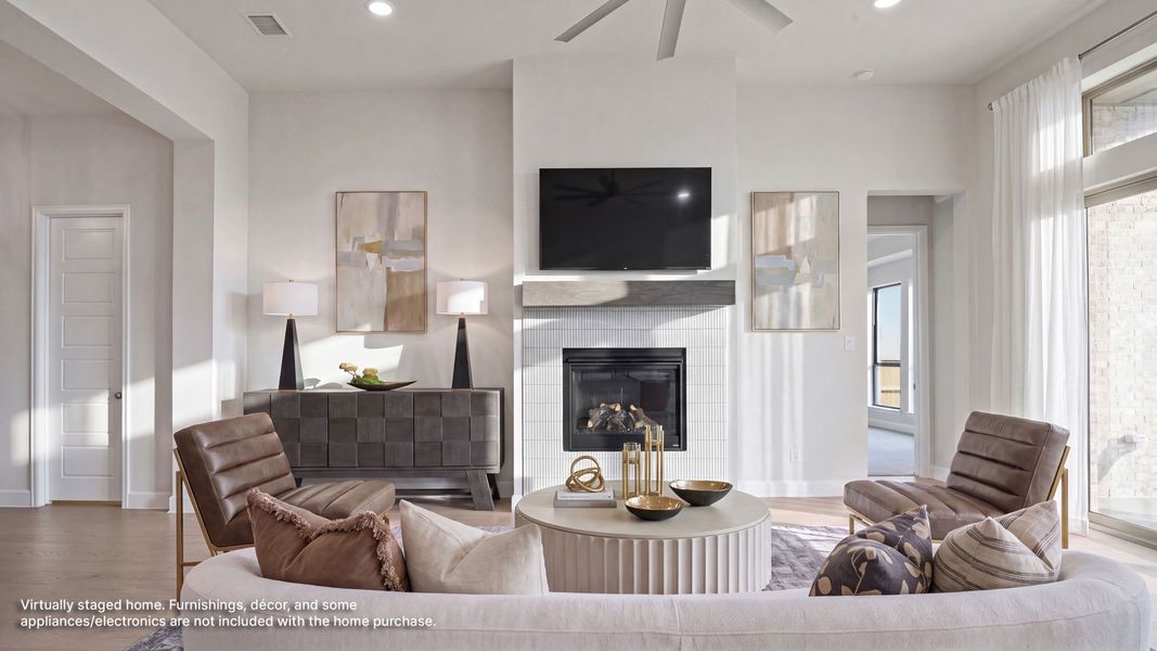 Furnished interior view inside a new home in Sweetgrass, Haslet (Image 7).