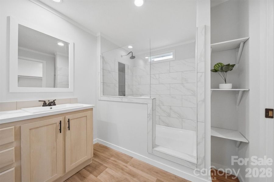 Furnished interior view inside a new home in , Morganton (Image 11).