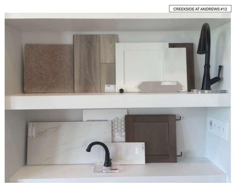 Close-up of interior finishes inside a home in Creekside at Andrews, Summerville (Image 20).