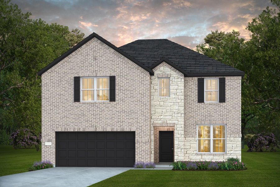 Representative exterior photo of a completed home built from the Rainier by Pulte Homes in West Cypress Hills, Spicewood, TX (Image 22). Representative exterior photo of a completed home built from the Rainier by Pulte Homes in West Cypress Hills, Spicewood, TX (Image 22).