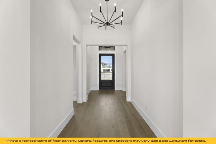 Representative unfurnished interior of a home built from the Bali by Stonefield Homes in Heath Golf and Yacht Club, Rockwall (Image 23).