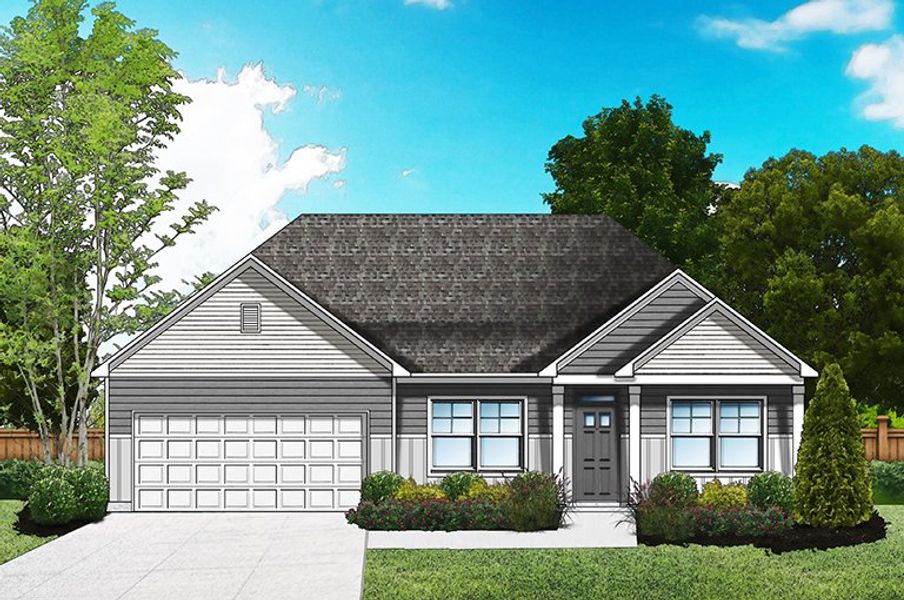 Elevation C - Opt. Extended Porch