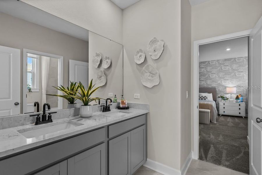 Furnished interior view inside a new home in The Cypress Series at Reserve East, Flagler Beach (Image 9).