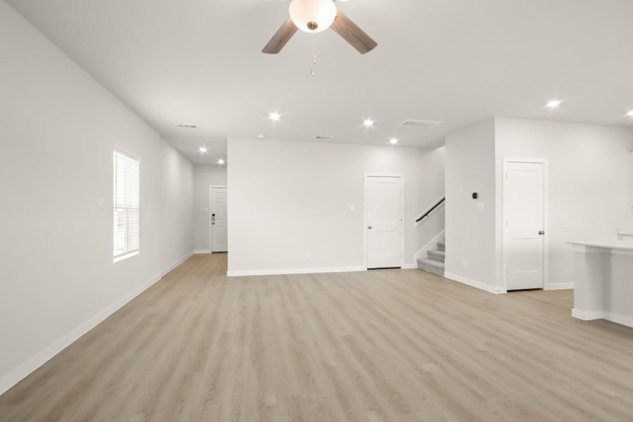 Spacious, unfurnished interior of a new home in Northpark South, Porter (Image 16). Spacious, unfurnished interior of a new home in Northpark South, Porter (Image 16).