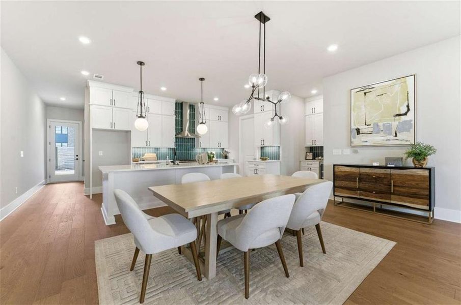 Furnished interior view inside a new home in , Watkinsville (Image 6).