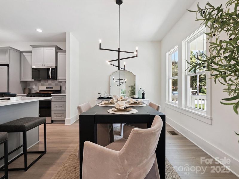 Furnished interior view inside a new home in , Charlotte (Image 18).