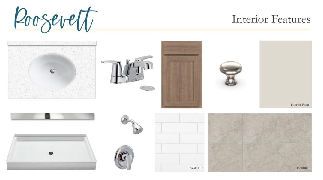 Sample of building materials used in homes in Lariat, Liberty Hill (Image 19).