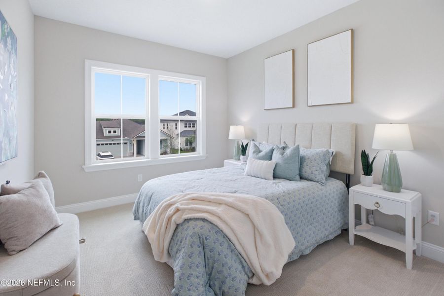 Furnished interior view inside a new home in , Ponte Vedra (Image 17).