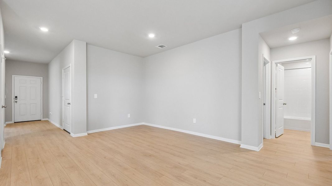 Spacious, unfurnished interior of a new home in Carillon, Manor (Image 17).