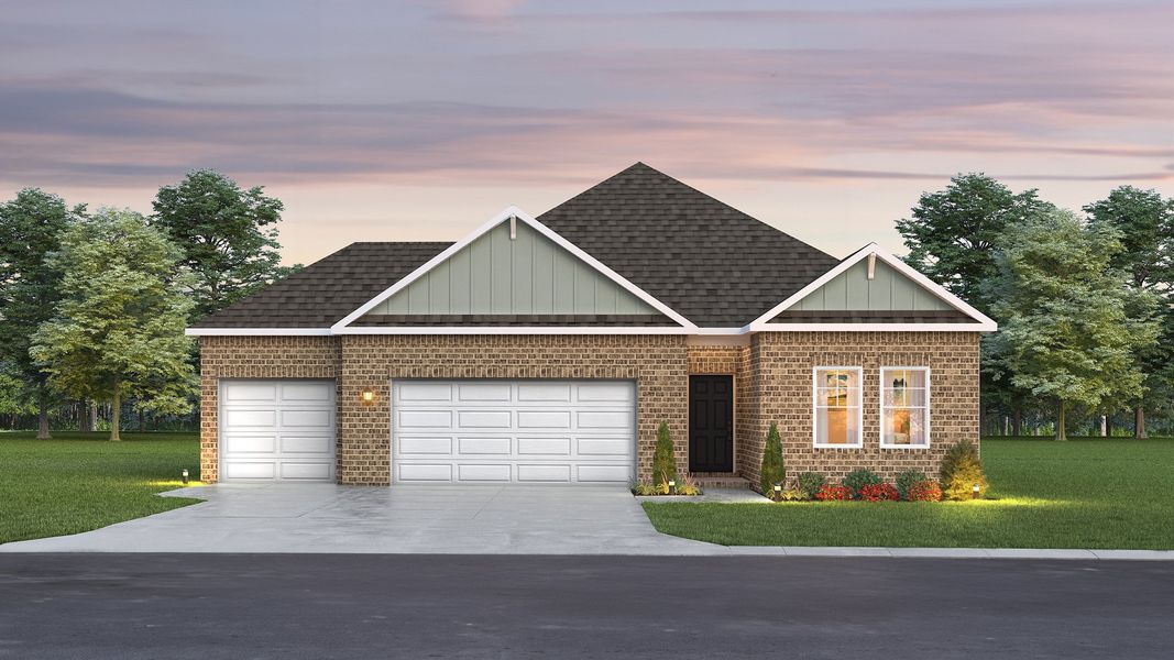 Craftsman 2 with 3-Car Garage (R3)