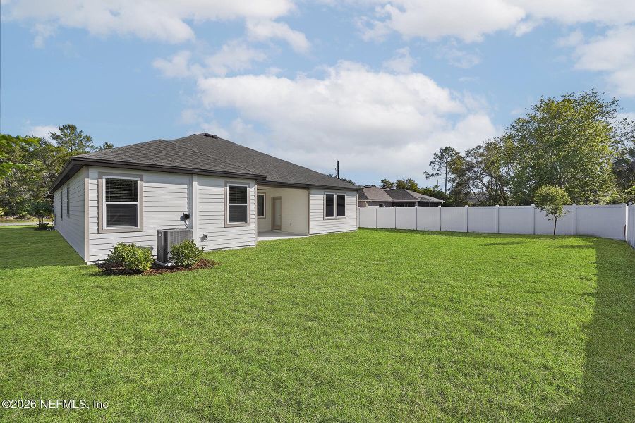 Exterior details and patio area of a home in Westport Landing, Jacksonville (Image 3).