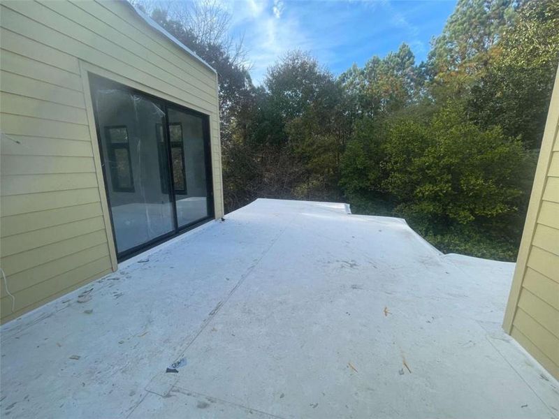 Exterior details and patio area of a home in , Atlanta (Image 10). Exterior details and patio area of a home in , Atlanta (Image 10).