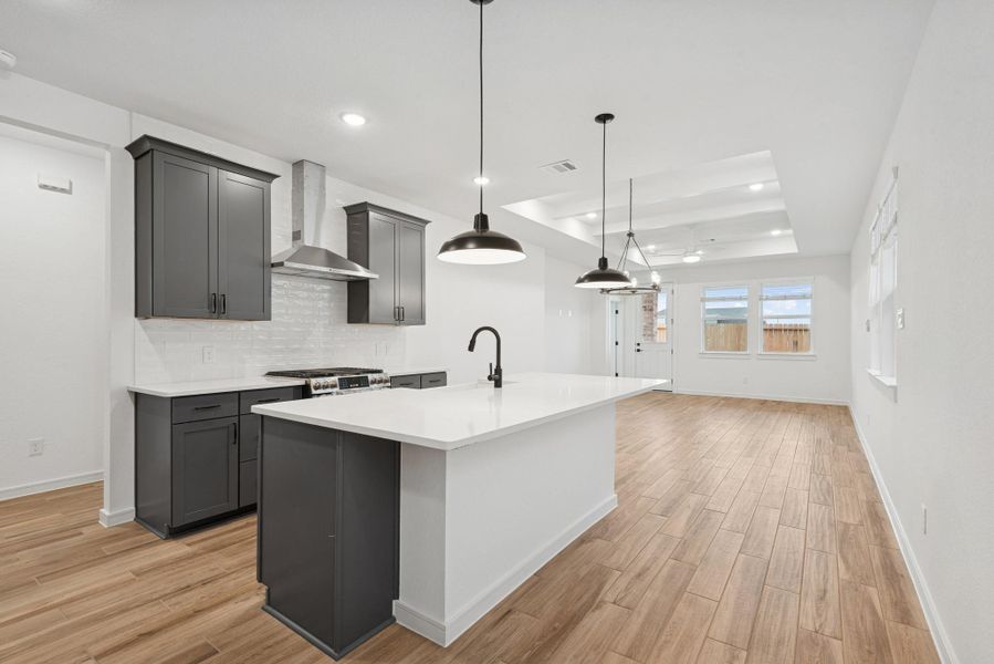 Bright and airy living area