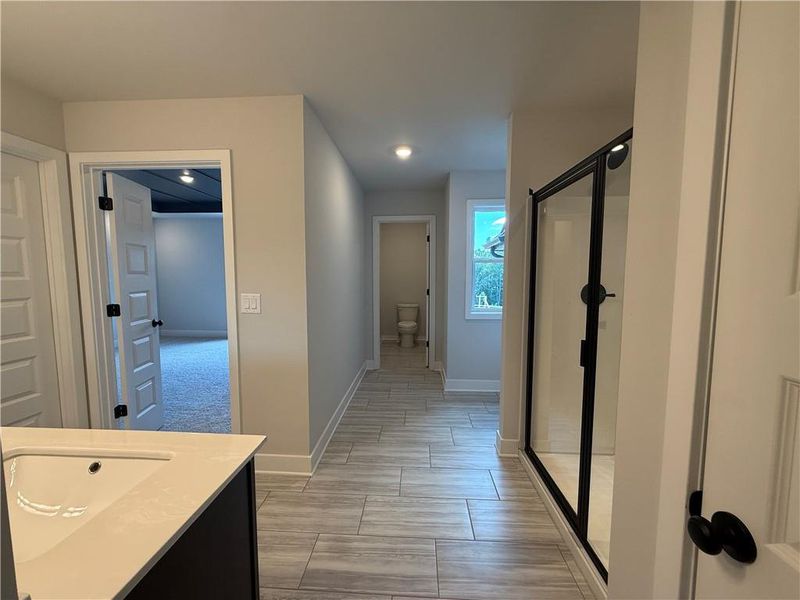 Furnished interior view inside a new home in The Towns at Auburn Station East, Auburn (Image 7).