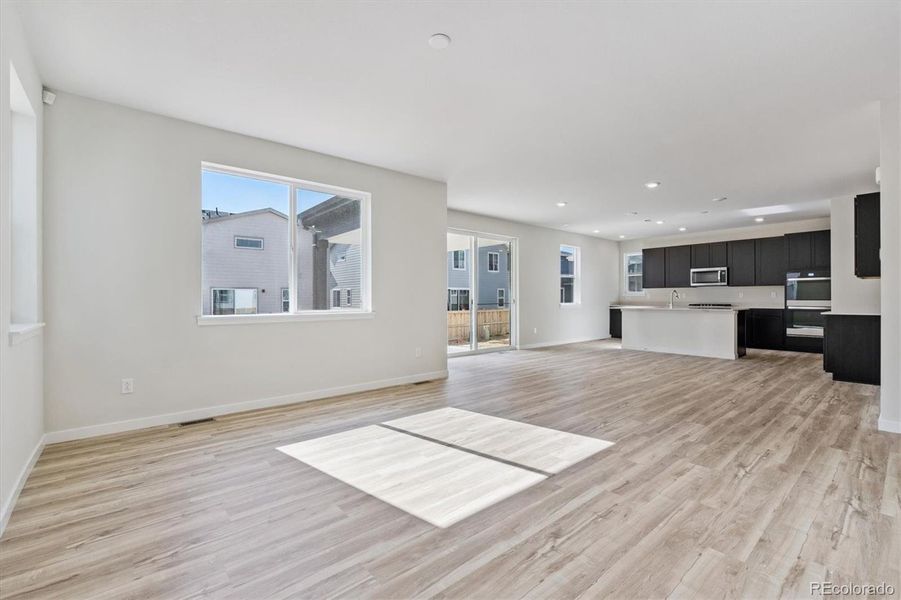 Spacious, unfurnished interior of a new home in Floret Collection at Parkdale Commons, Lafayette (Image 12).