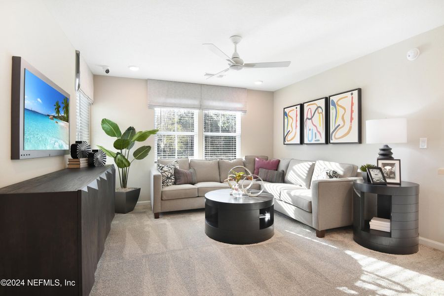 Furnished interior view inside a new home in Irongate, Jacksonville (Image 25).