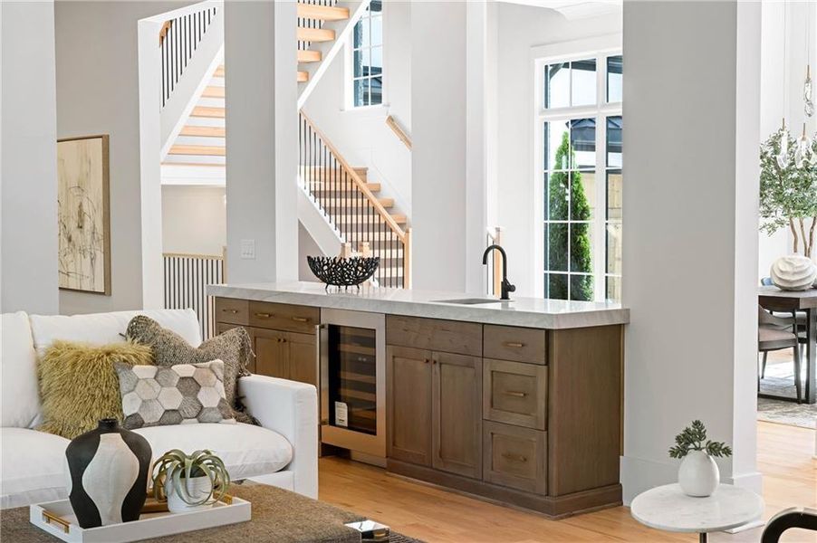 Furnished interior view inside a new home in , Marietta (Image 10).