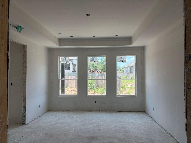 In-progress construction of a new home in La Cima, San Marcos, TX (Image 29).