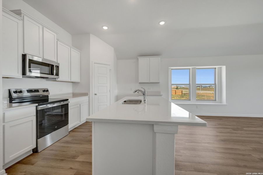 Furnished interior view inside a new home in Greenspoint Heights, Seguin (Image 10).