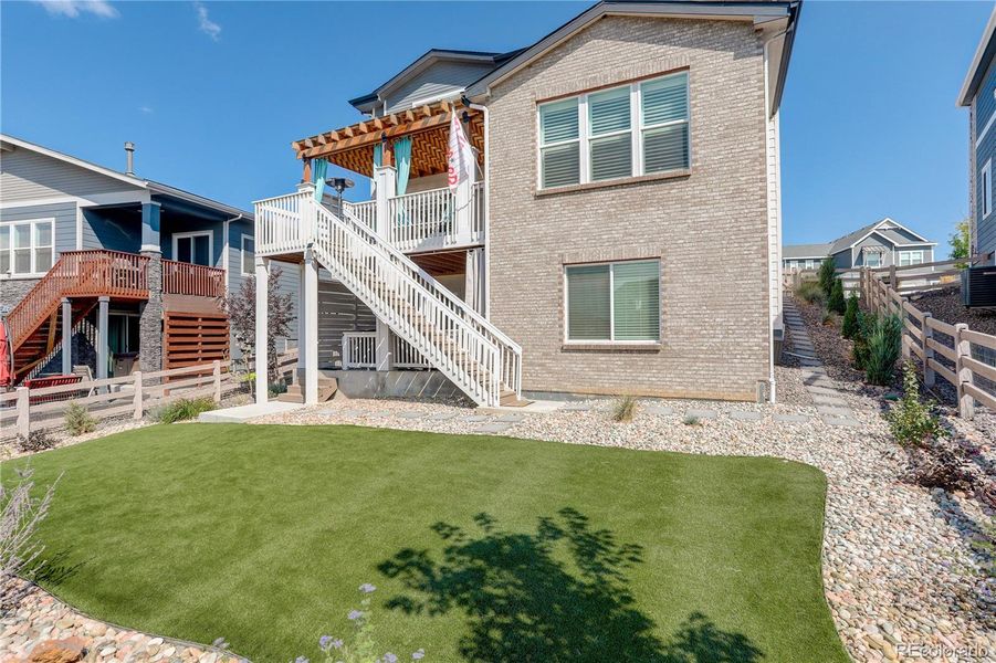 Front exterior of a new home in , Littleton, CO, highlighting curb appeal (Image 20).