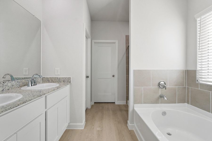 Furnished interior view inside a new home in Lexington Heights, Willis (Image 7). Furnished interior view inside a new home in Lexington Heights, Willis (Image 7).