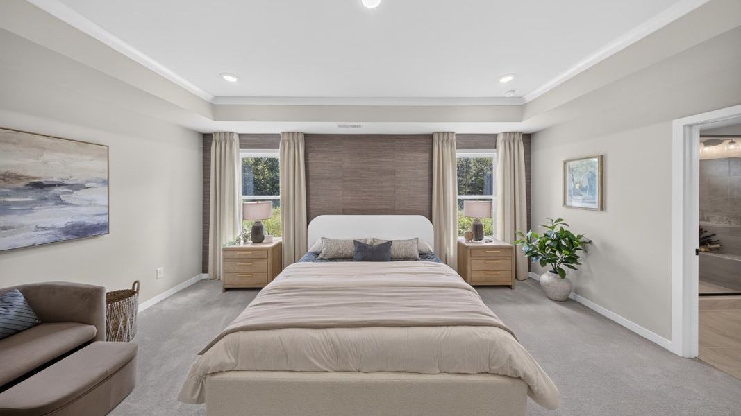 Furnished interior view inside a new home in Westport, York (Image 19).