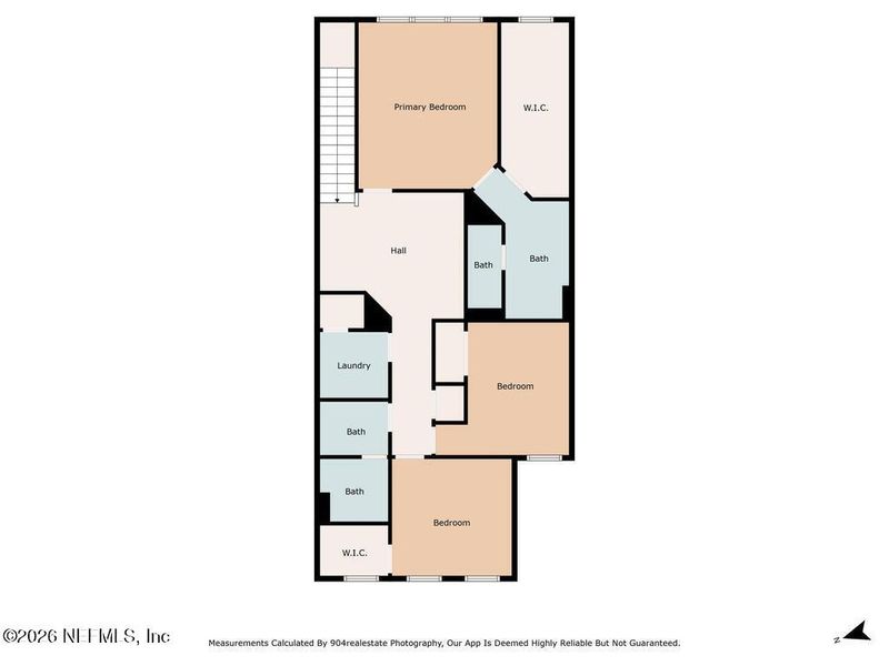 2D floor plan layout of this home in , St. Augustine, FL (Image 5).