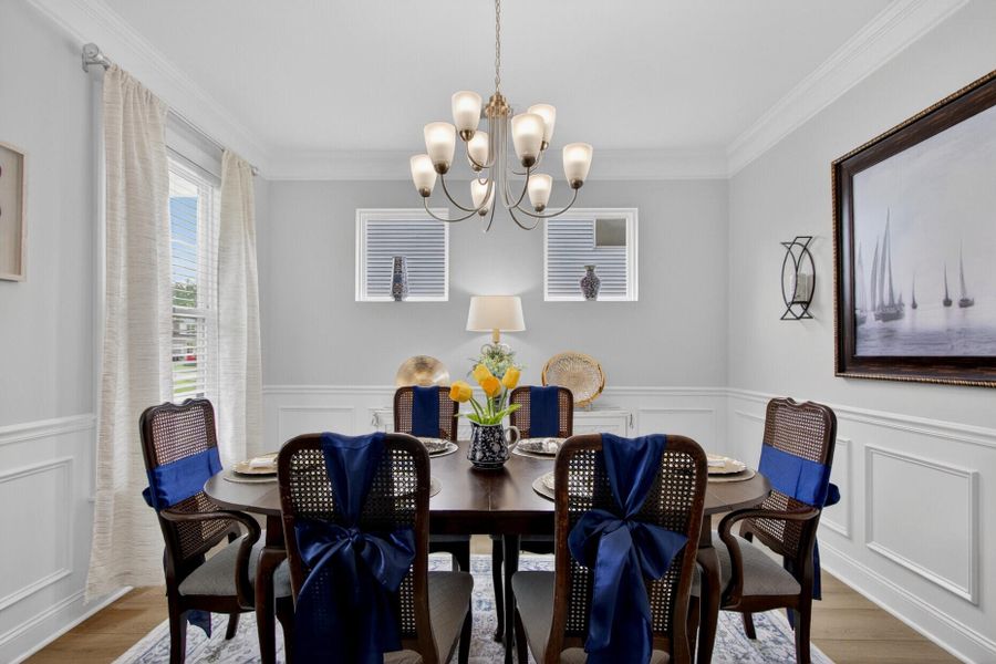 Furnished interior view inside a new home in Parker's Preserve, Ridgeville (Image 12).