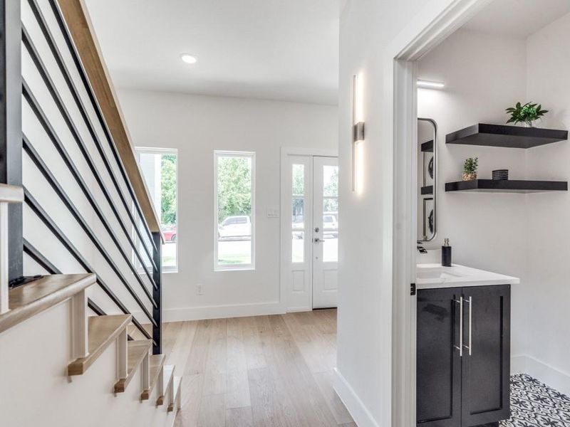 Furnished interior view inside a new home in , McKinney (Image 8). Furnished interior view inside a new home in , McKinney (Image 8).