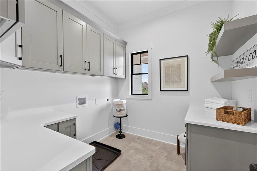 Furnished interior view inside a new home in , White Plains (Image 39).