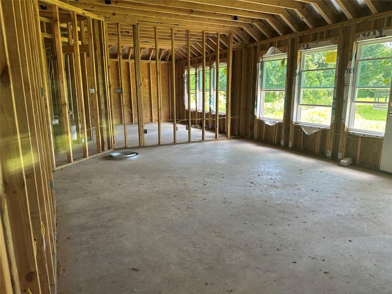 In-progress construction of a new home in , Brazoria, TX (Image 5).