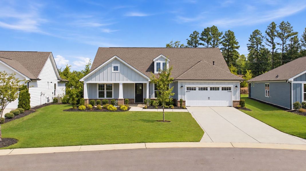 Representative exterior photo of a completed home built from the Stardom by Del Webb in Del Webb at Chatham Park, Pittsboro, NC (Image 21).