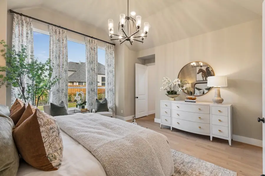 Representative Primary Bedroom - some options shown