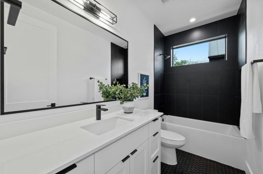 Furnished interior view inside a new home in , Austin (Image 11). Furnished interior view inside a new home in , Austin (Image 11).