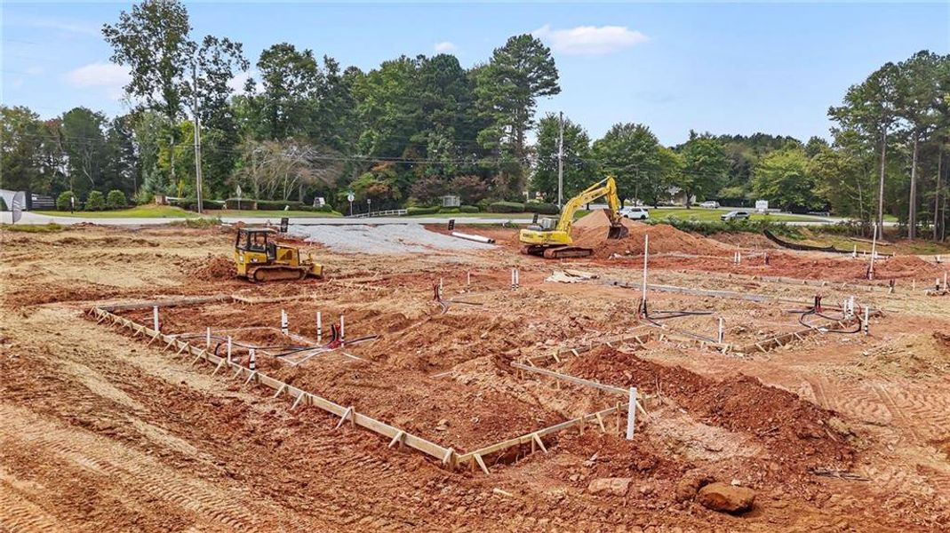 Site preparation for new homesites in , Suwanee (Image 17). Site preparation for new homesites in , Suwanee (Image 17).