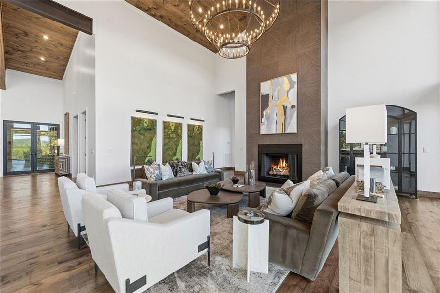 Furnished interior view inside a new home in , Blue Ridge (Image 49). Furnished interior view inside a new home in , Blue Ridge (Image 49).