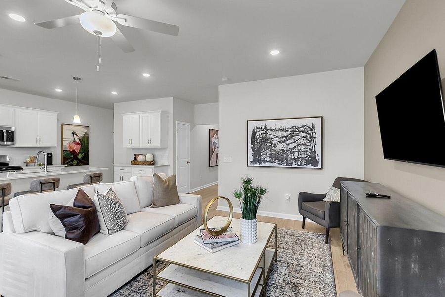 Furnished interior view inside a new home in , Summerville (Image 14).