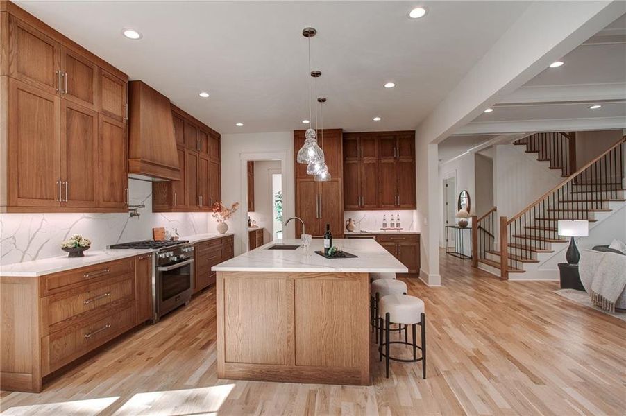 Furnished interior view inside a new home in , Atlanta (Image 9).
