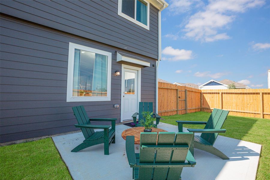 Exterior details and patio area of a home in Wayside Village, Houston (Image 22). Exterior details and patio area of a home in Wayside Village, Houston (Image 22).