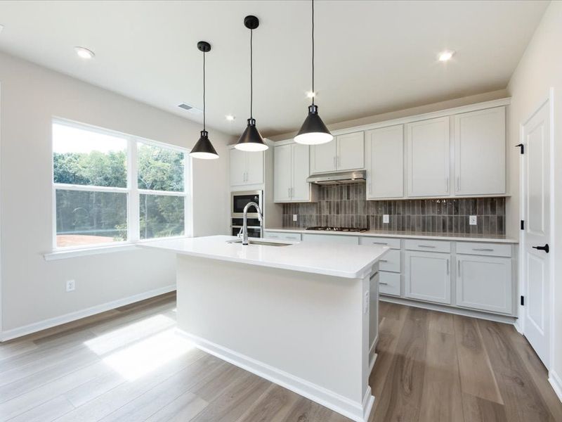 Furnished interior view inside a new home in Alton Creek, Mint Hill (Image 7).