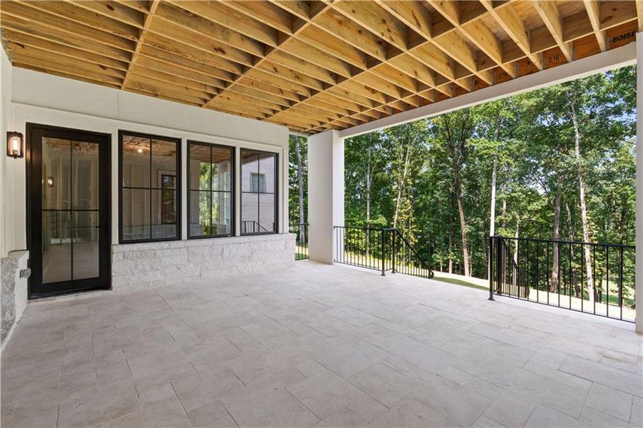 Exterior details and patio area of a home in , Alpharetta (Image 30).