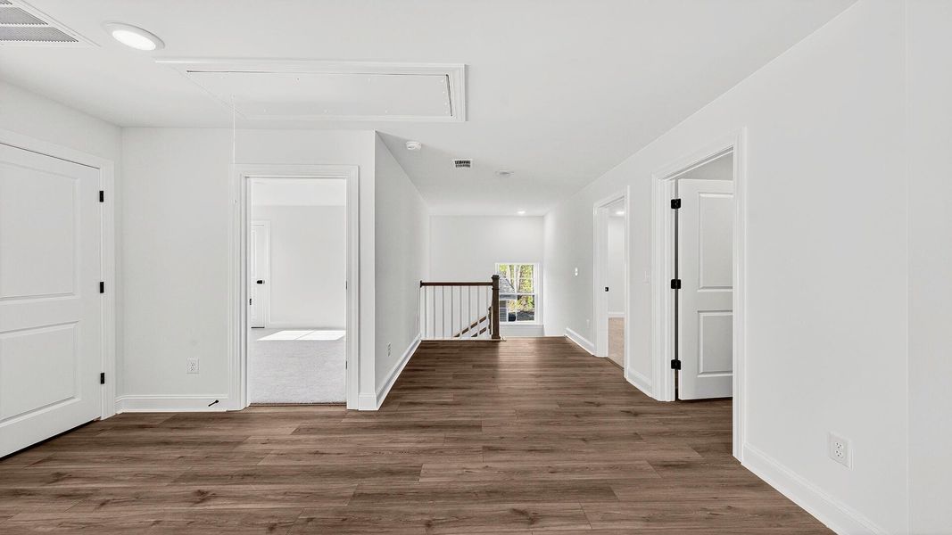 Spacious, unfurnished interior of a new home in Creekside at Andrews, Summerville (Image 17).