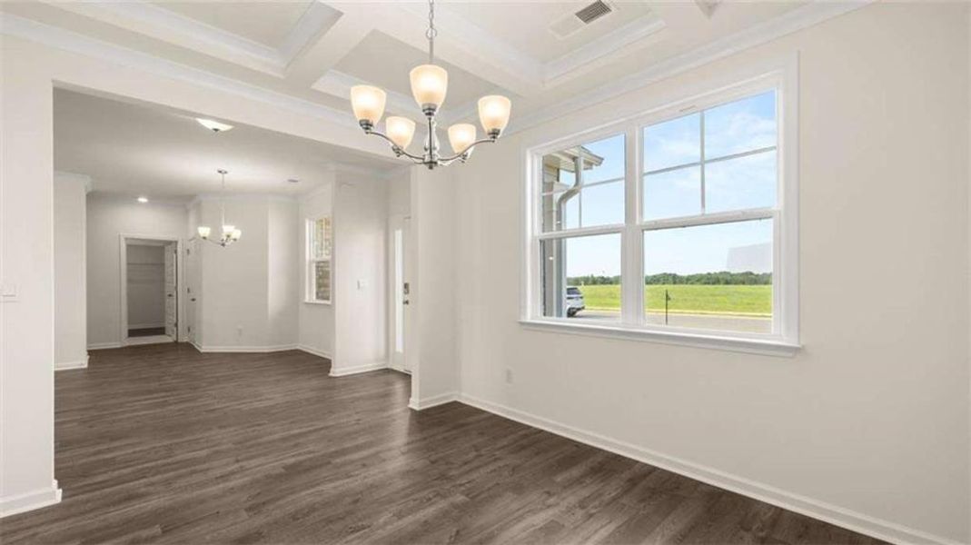 Spacious, unfurnished interior of a new home in The Gates at Pates Creek, Hampton (Image 35).