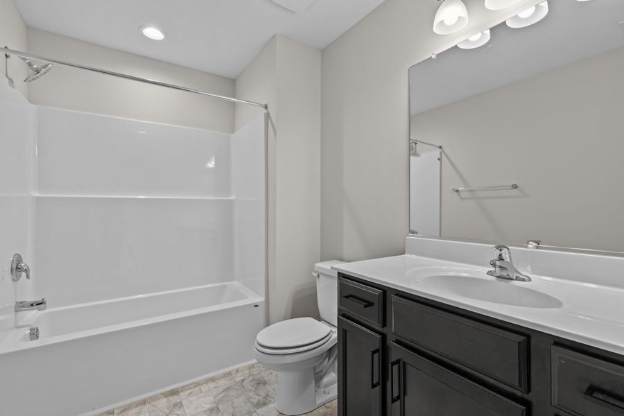 Representative furnished interior of a home built from the The Azalea by Chesapeake Homes in The Farm at Neill's Creek, Lillington (Image 16).