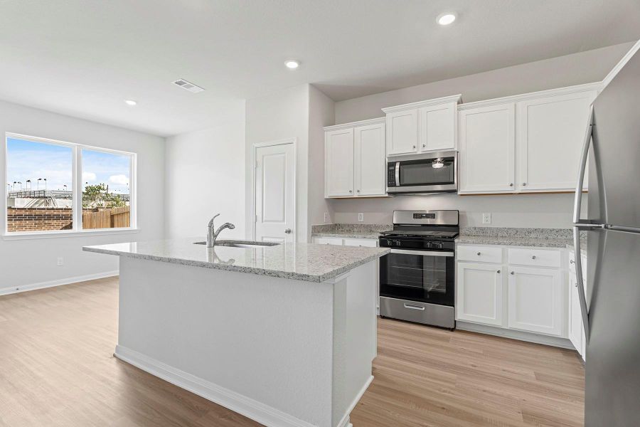 Furnished interior view inside a new home in Emberly, Beasley (Image 3).