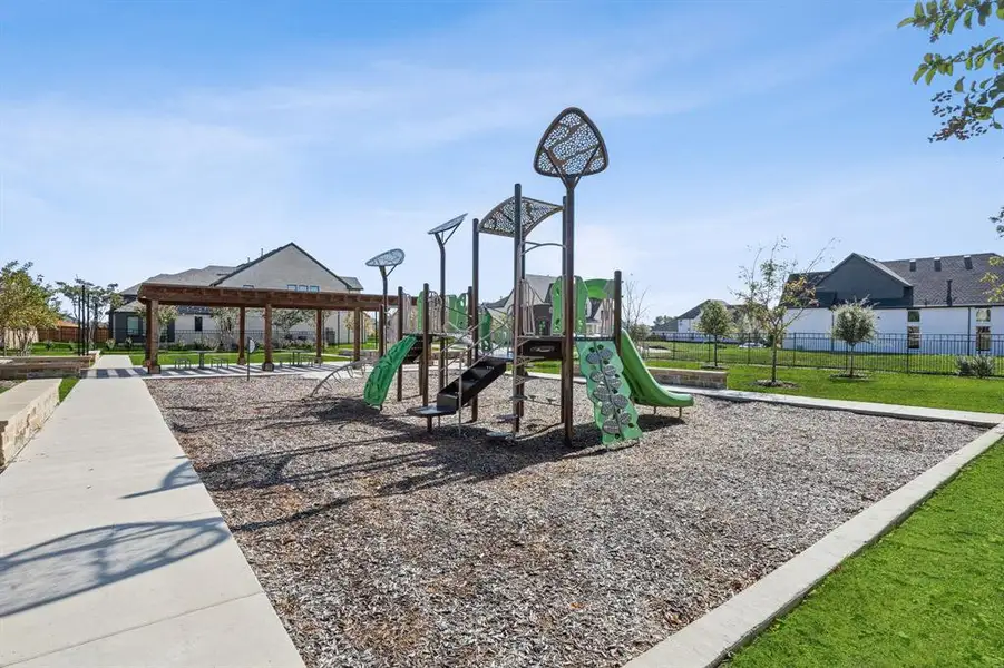 The kiddos will enjoy hours of outdoor romping in this fun filled playground area!
